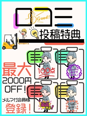 口コミ投稿特典のプロフィール写真